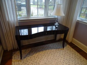Barbara Barry Dressing Table — fully restored with clean finish and refined detailing