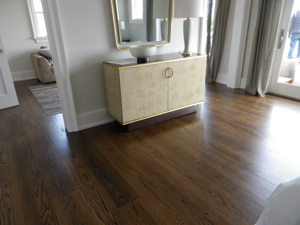 Baker Bill Sofield Le Panier credenza with ivory textured panels restored and detailed.