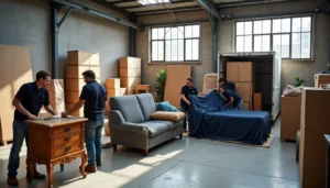 Team member inspecting final placement