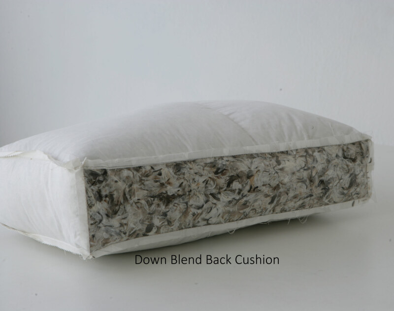 down feather back cushion