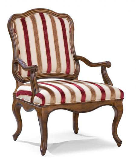 Accent chair with tight back and arms reupholstery