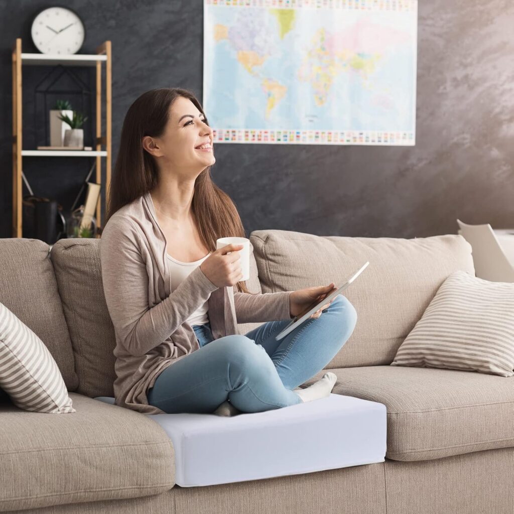 Cushion replacement process stock image 12 1